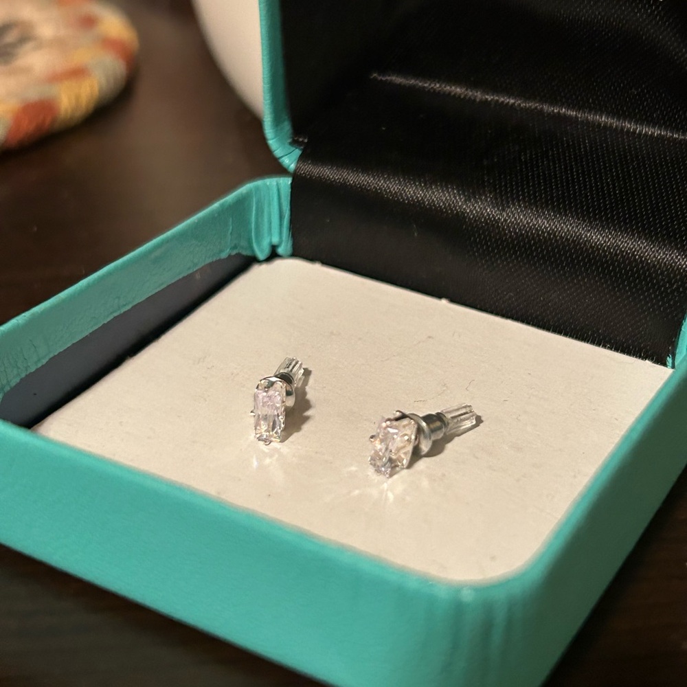 Sterling silver stuffed earrings
